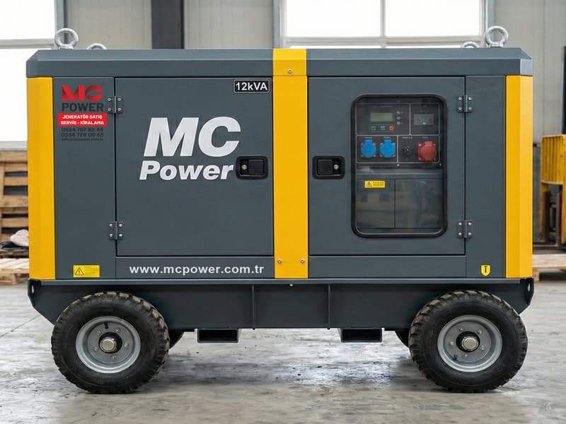 Portatif 12kVA Dizel Jeneratör