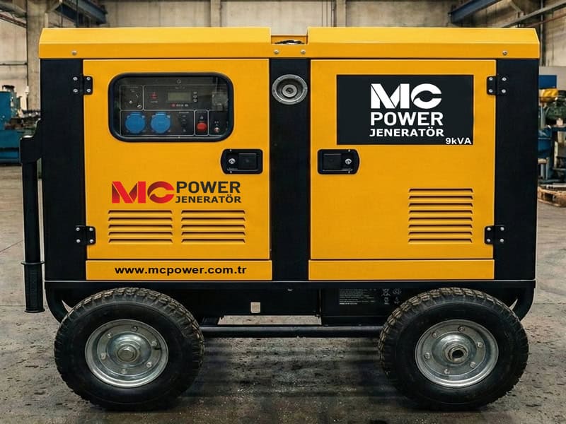 Portatif 9kVA Dizel Jeneratör